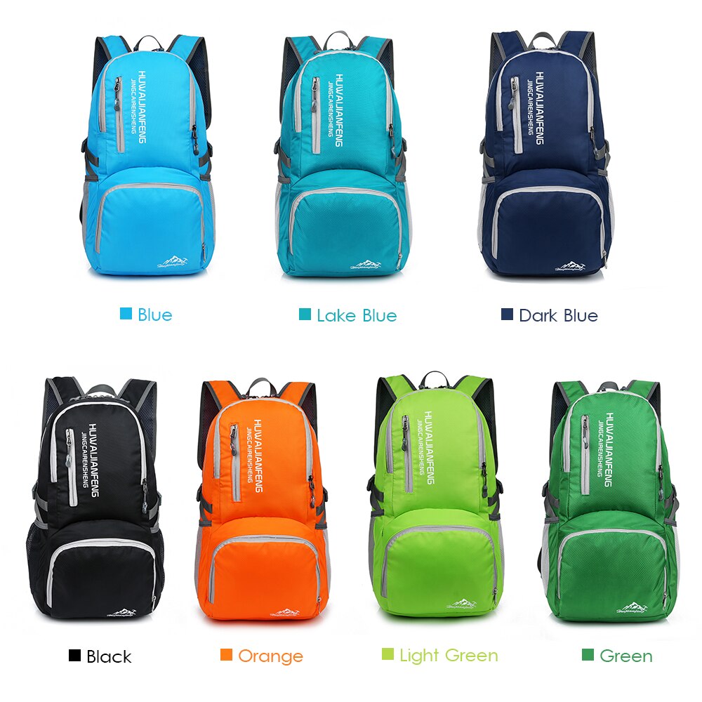 30L Lichtgewicht Opvouwbare Rugzak Waterdichte Outdoor Rugzak Nylon Vrouwen Mannen Fietsen Rugzak Reistas Wandelen Camping Dagrugzak