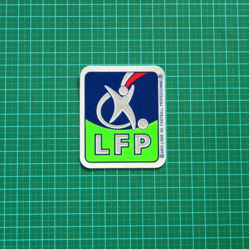 LFP francés Ligue 2002-2004 parche Ligue LNF: Latón envejecido