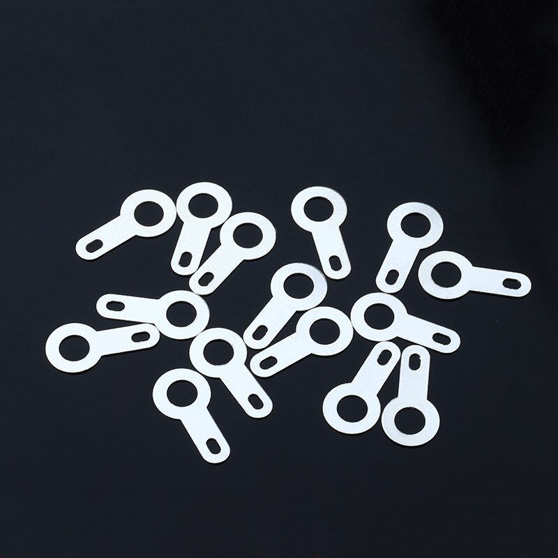 2000Pcs 3.2 Verzilverd Koper Enkele Kop Solderen Terminal Circular Weld Wasmachine Lassen Vel Solderen Lug