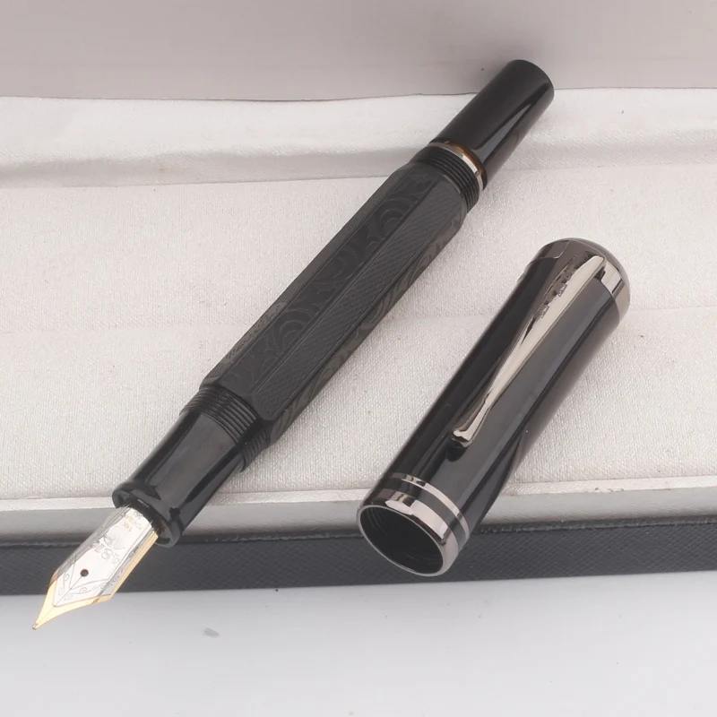 MB Rollerball Ballpoint Writer Marcel Proust Limited Edition Style Carving Fountain Pens Writing Ink Office School: Yellow / Multi-Colored