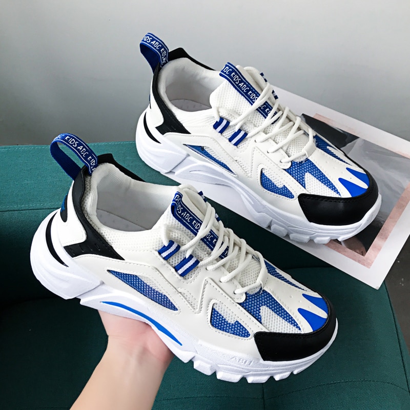 Krasovki heren casual schoenen mesh sneakers ademend licht outdoor schoeisel vrijetijdsschoenen heren sport volwassenen plat vallend