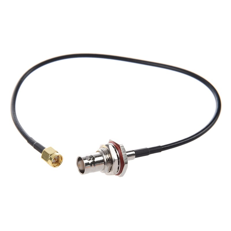 ! SODIAL(R) SMA macho a BNC hembra, adaptador de enchufe, Cable Pigtail de antena de 13&quot;: Default Title