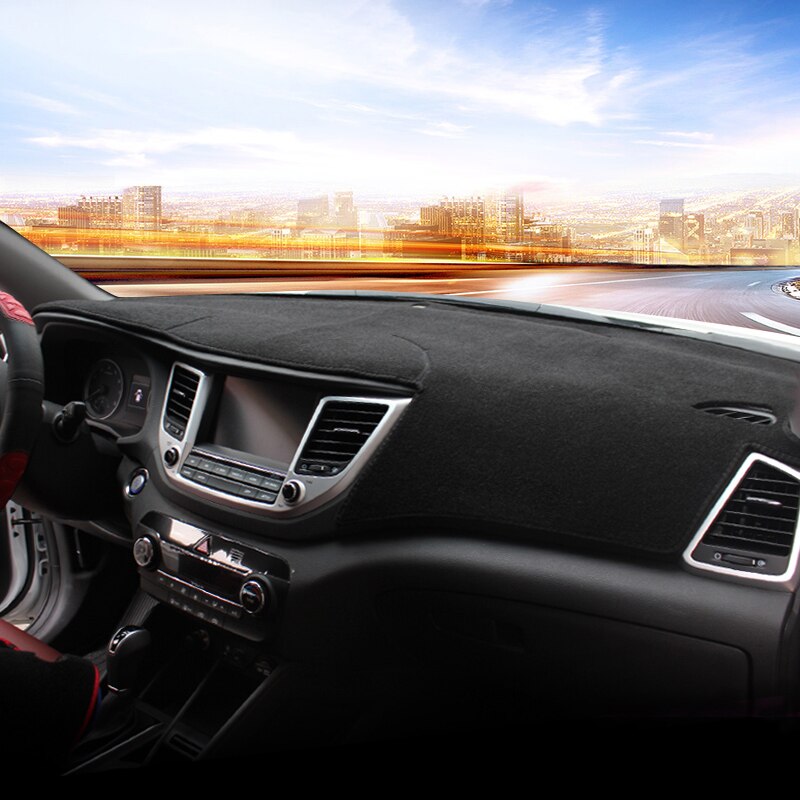 Para Hyundai Tucson , , , , , del tablero de instrumentos del coche cubierta evitar Luz de instrumento alfombra para tablero alfombras Accesorios