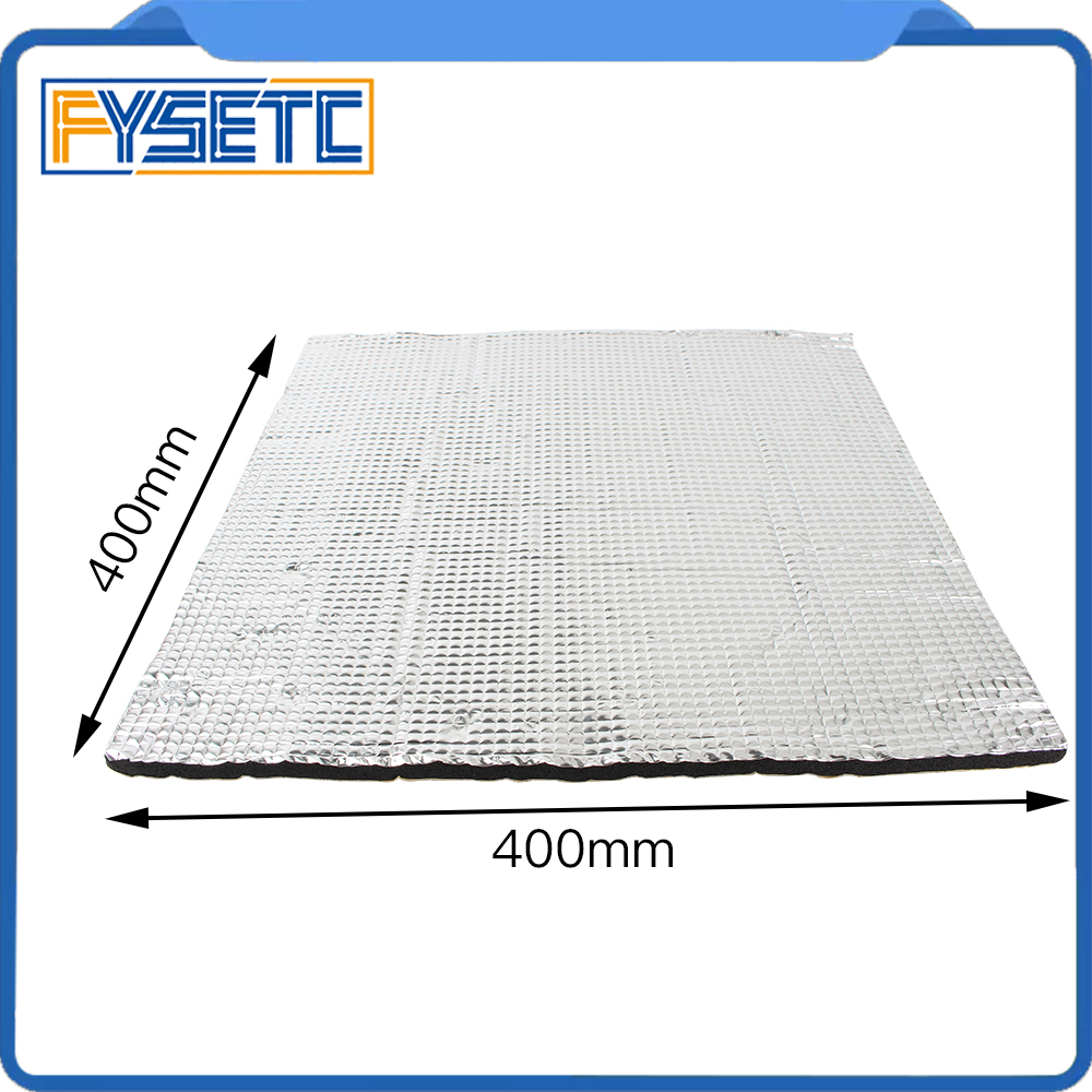 1 stück wärmedämmwatte, 400*400*10mm selbstklebende isolierfolien ( 10mm verschiedene stärken) , 3d aufkleber für drucker-heizbetten
