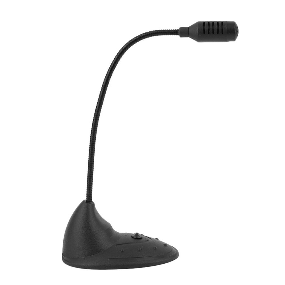 Wired computer microphone with clear voice and video chat for desktop computers and laptops