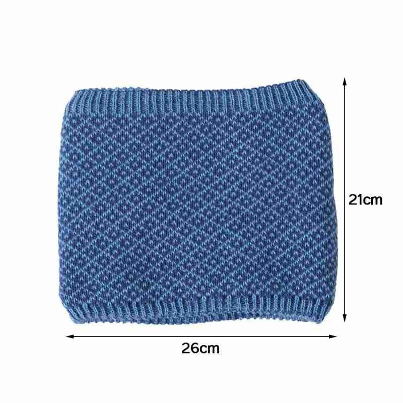 Winter Warm Thicken Cotton Woof Neck Scarf Scarf Knitted Outdoor Ring For Women Unisex Neck Trendy Ring Sport B7Y7