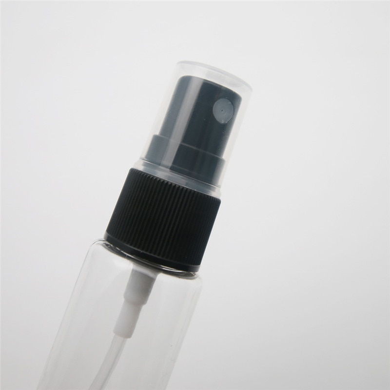 Bærbar 7 stk/sæt gennemsigtigt plastik rejsesæt make-up sprayflaske genopfyldelige flasker kosmetiske flasker