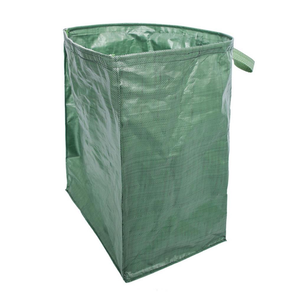 Garbage Storage Trash Bag Portable Collapsible Pop-Up Garden Leaf Trash Can Flowers And For Garden Camping Grass Collection Bin: Default Title