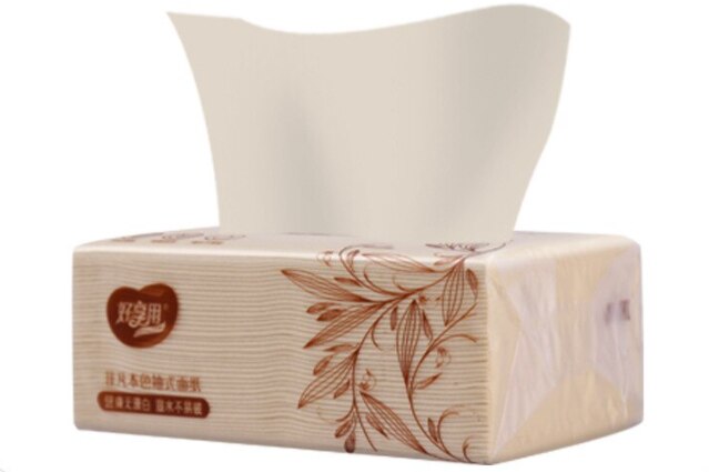 Natural cotton paper original bamboo paper three layers of cotton paper, portable household toilet paper