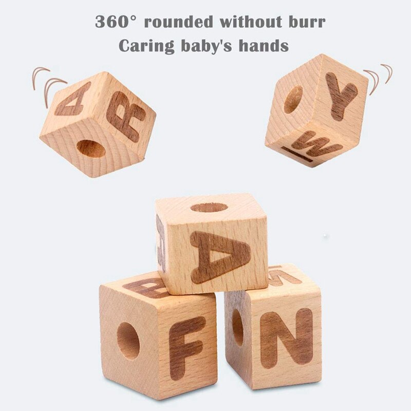 Bloques de madera en 3D, juego de aprendizaje de emparejamiento cognitivo, juguetes de tarjetas, juguete educativo