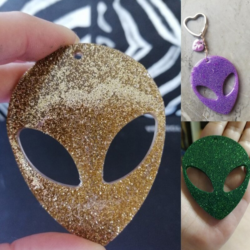 Keychain Epoxid Harz bilden Ohrringe Anhänger Silikon bilden DIY Handwerk Schmuck Halskette Gießen Werkzeuge