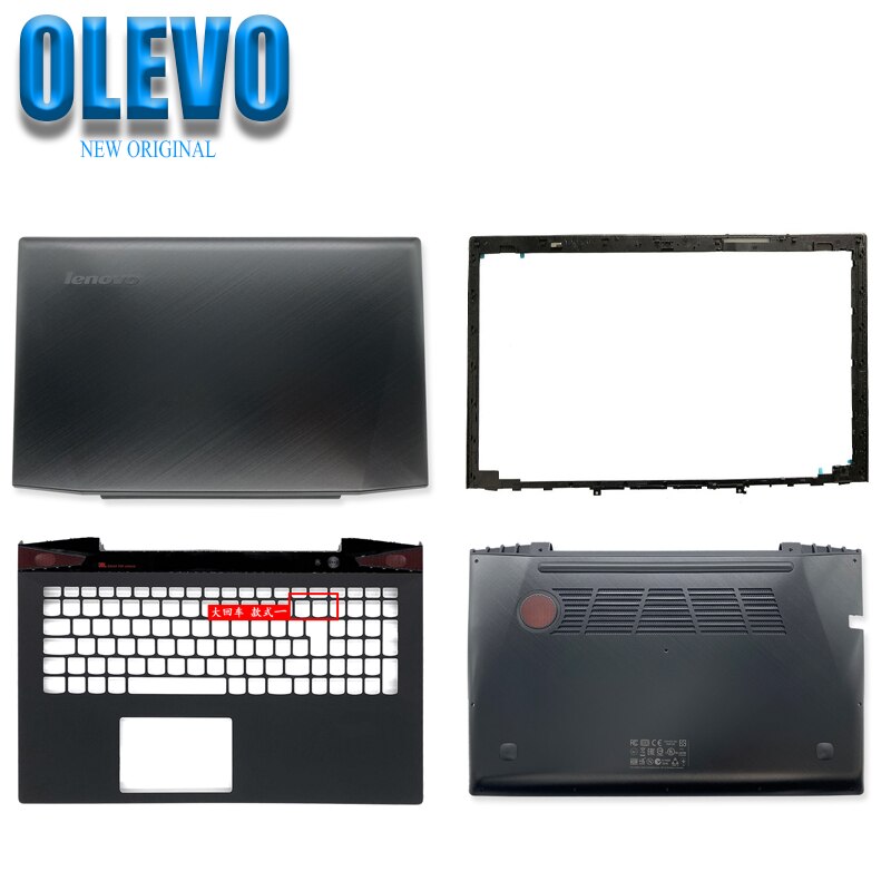 Original Touch Version For Lenovo Y50 Y50-70 Series Laptop LCD Back Cover/Front Bezel/Hinges/Palmrest/Bottom Case AM14R00030