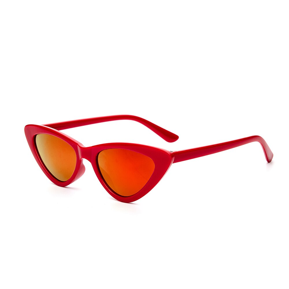 Cat Eye Children Glasses Boys UV400 Lens Baby Sun glasses Cute Eyewear Sunglasses Kids Red Blue 7 Colors: red