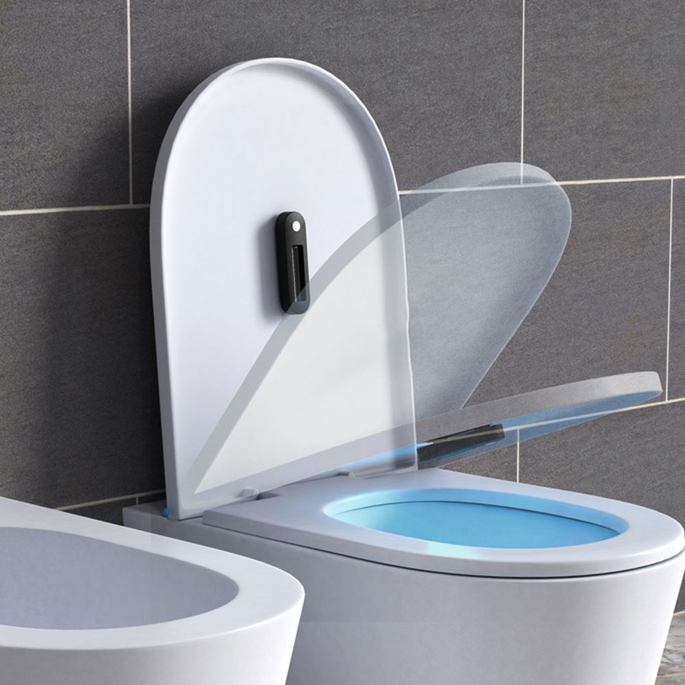 USB UV Sterilisation Wc Licht Bewegung Sensor Aktiviert Wiederaufladbare Solar- Energie Automatische Wc Deckel Sterilisator