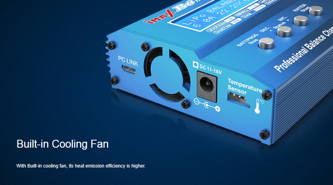 Original SKYRC IMAX B6 Mini 60W Balance Charger Discharger with Power Supply for LiPo Li-ion LiFe Nimh Nicd Battery