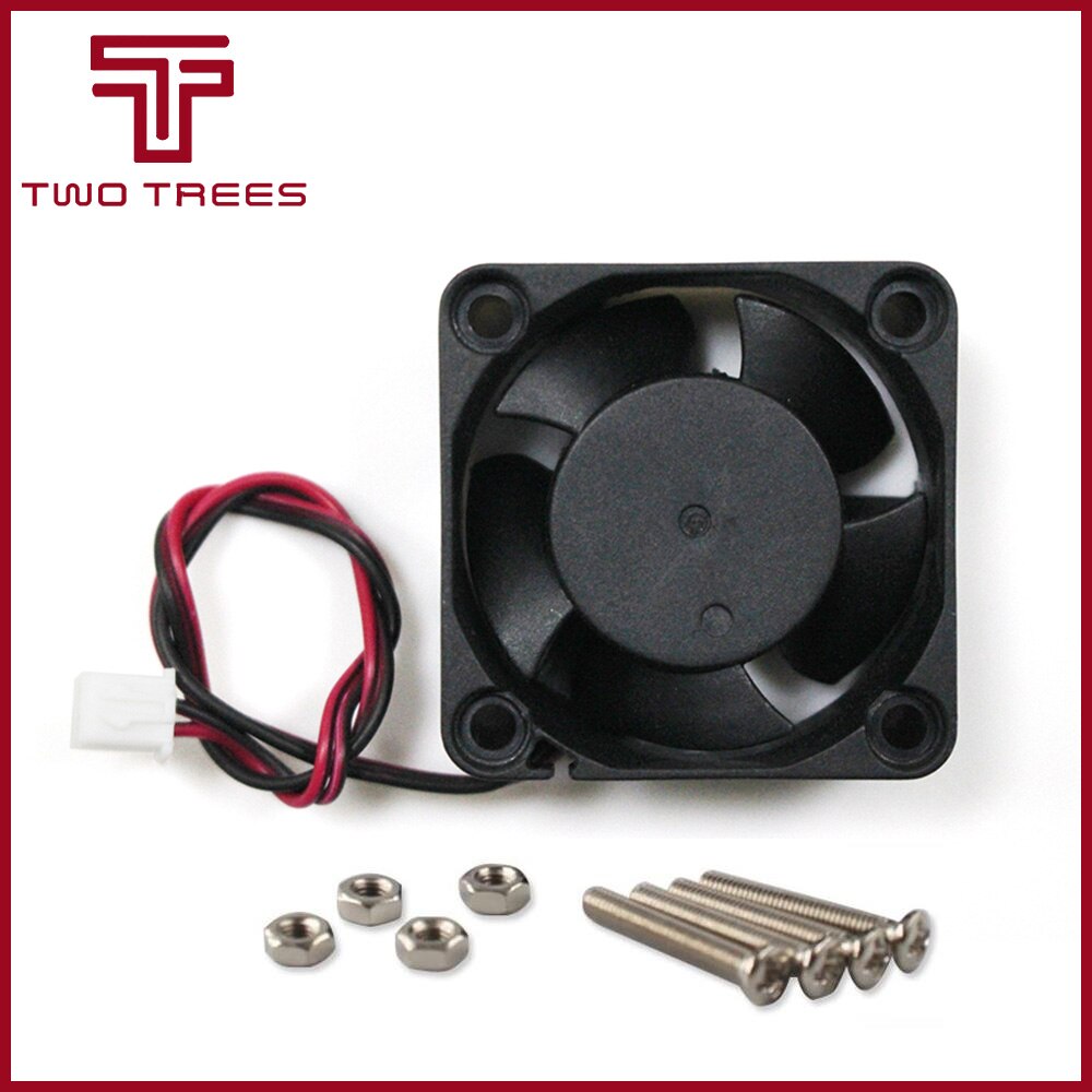 10pcs/lot 40x40x20 DC 5V/12V/24V 2-Pin 5 Blade Cooler 40mm*40mm*20mm Brushless Mini Cooling Fan 4020 screw