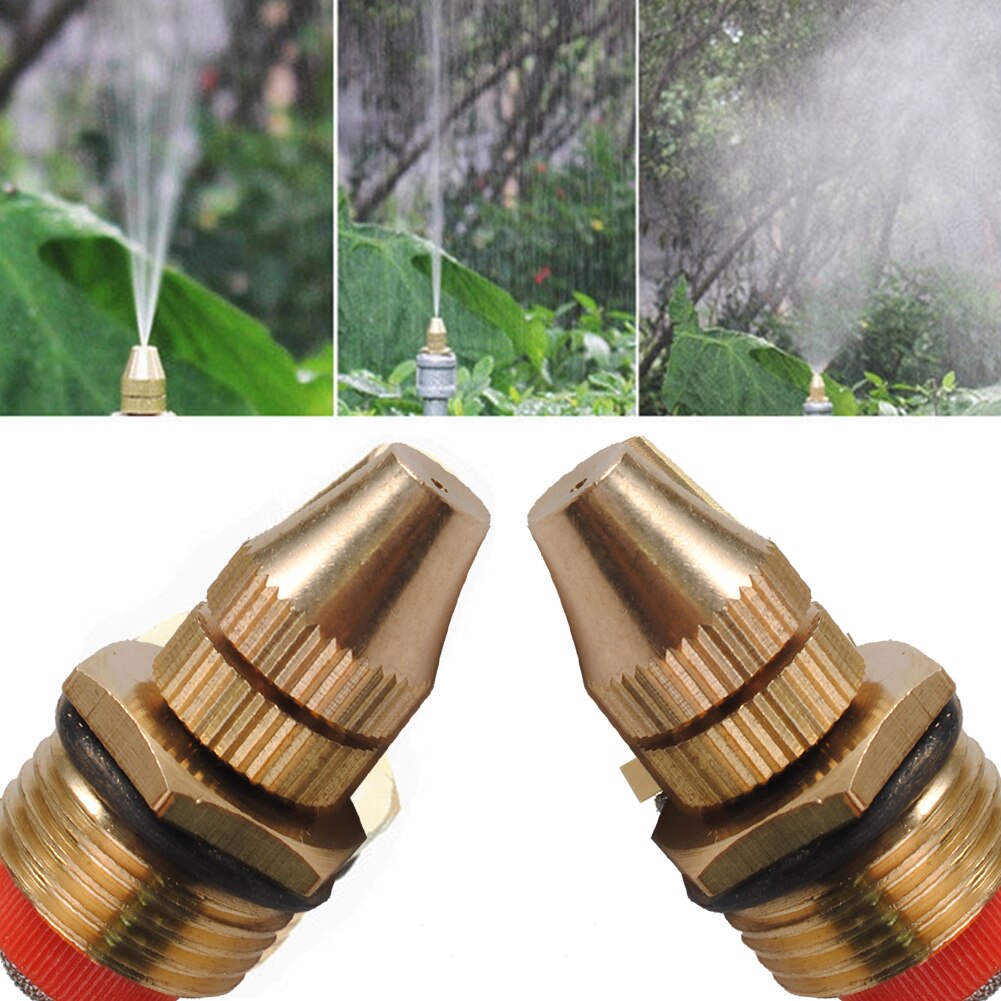 Zubehör Einstellbare Zerstäubung Garten Bewässerung Werkzeuge Fitting Sprinkler Teile Messing Rasen Spray Düse