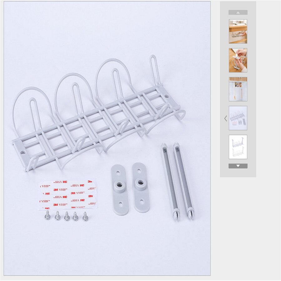 Home Living Room Storage Rack Under Desk Cable Management Tray Wire Cord Power Strip Adapter Organizer Shelf