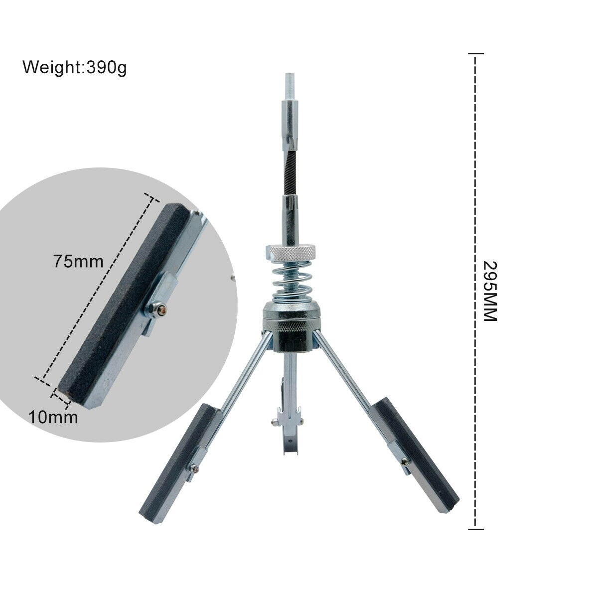 1Pc 3 Jaw Verstelbare Rem Zuiger Cilinder Hone Tool Range:19-64M 32-90Mm 51-177Mm 3/4 "Tot 2-1/2" ,1-1/4 "Tot 3-1/2" , 2 "Tot 7"