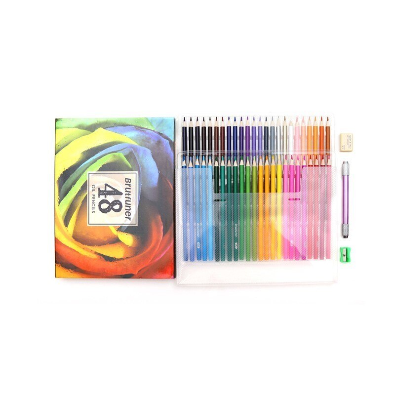 48/72/120/160 Kleuren Art Gekleurde Tekening Potloden Voor Kunstenaar Schets Kunstenaar Schrijven Voor Tekening Schets School art Supply: 48 Colored pencil