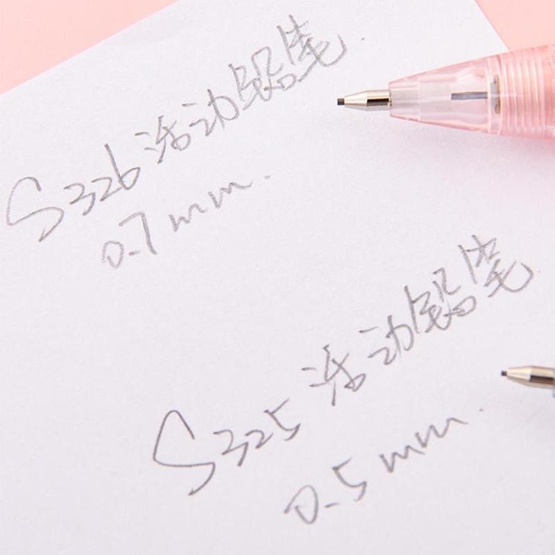 1pc 0.5/0.7mm Candy Color Plastic Mechanical Pencil For Student Stationery School Pens Press Supplies Automatic L1Z4