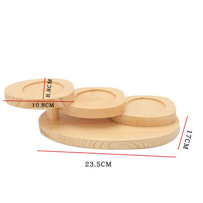 Japanse Houten Hout Keuken Sushi Bridge Boten Grenen Sushi Sashimi Plaat Schotel Sushi Servies Decoratie Ornament: 23.5x17cm