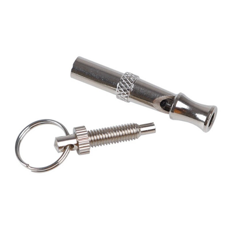 Stainless steel adjustable dog training whistle dog ultrasonic whistle shepherd dog training whistle