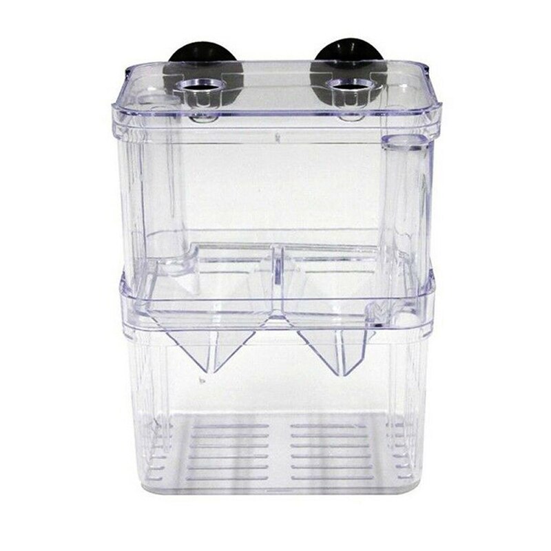 Acrylic Fish Breeding Isolation Box Fish Tank Aquarium Breeder Box Double Guppies Hatching Incubator Aquarium Pet Supplies