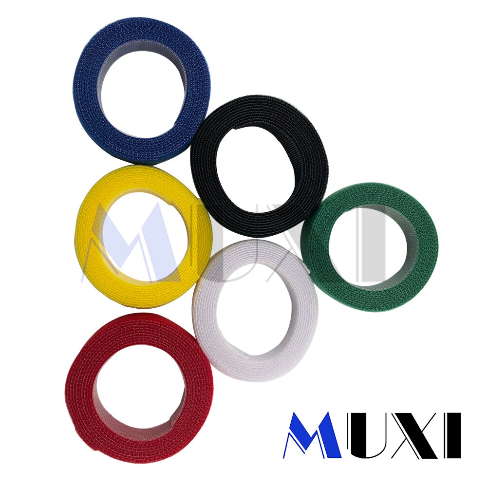 XInGO 1,5 m * 15mm Nylon Kabelbinder Energie Draht Schleife Band Multifunktions Nylon Riemen Verschluss Mehrweg Magische Band: sechs Farben