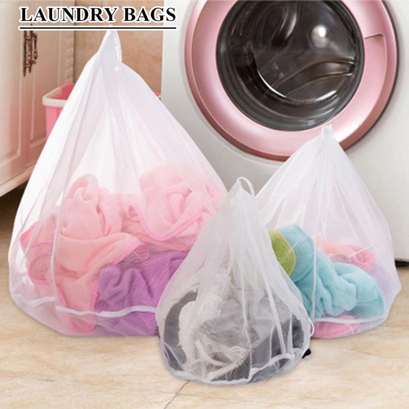 Large Capacity Mesh Bra Underwear Laundry Bag Drawstring Panties Socks Holder Washing Machine Home Washing Storage Bag