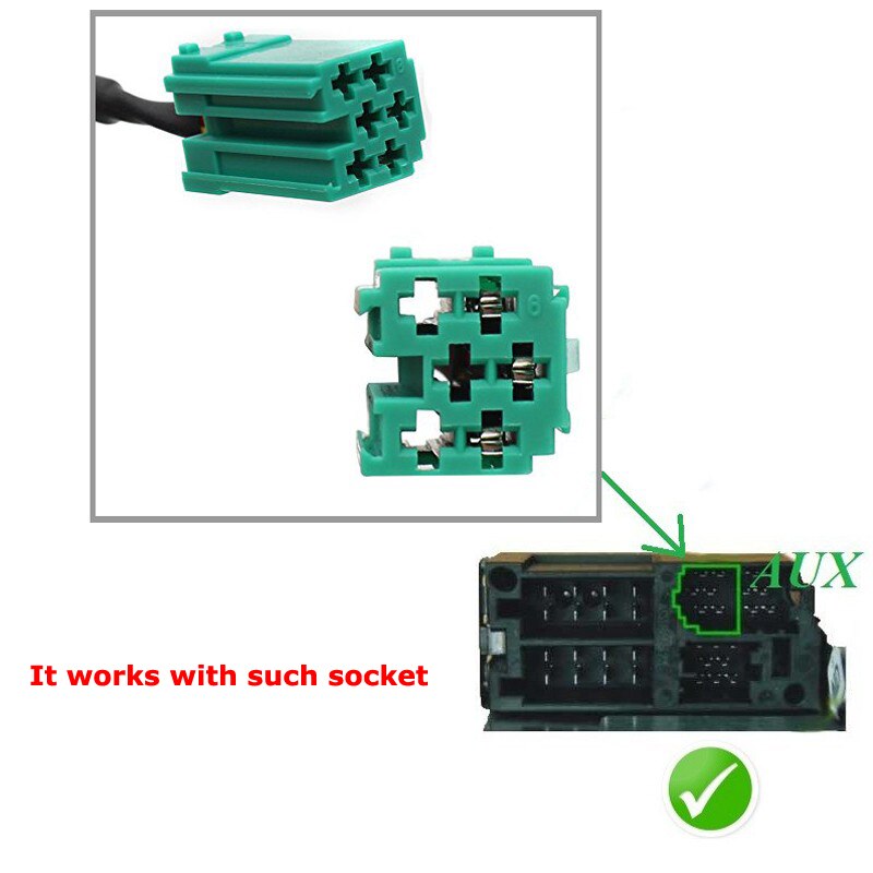 Biurlink-Cable adaptador auxiliar para módulo Bluetooth de coche, Megane para Renault, Laguna, Clio, Espace 2005 a , modelos actualizados de Radio