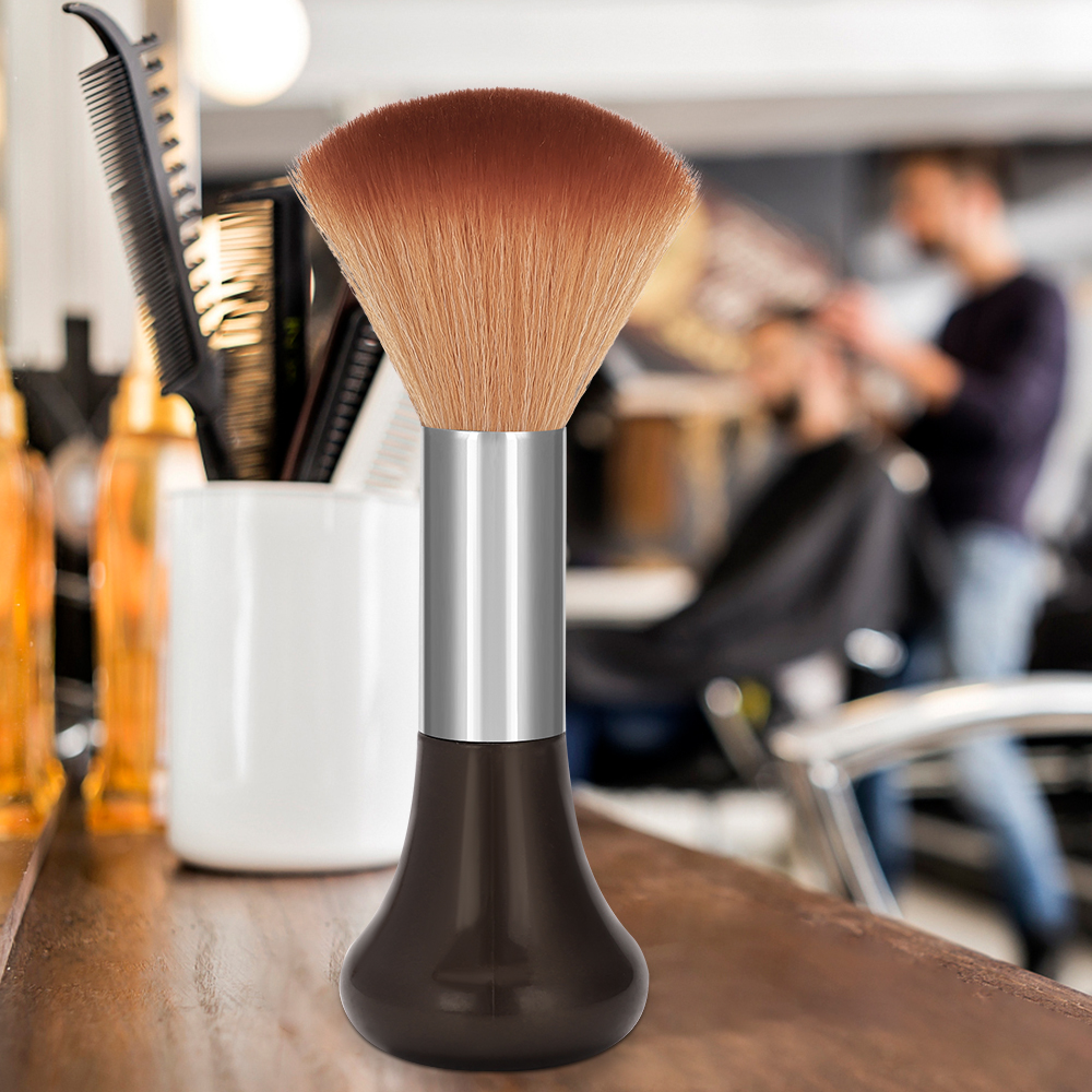 Cepillo suave de peluquería, herramienta de corte de pelo de limpieza especial para salón, cepillo de pelo para el hogar, cepillo de maquillaje para el pelo, cepillo plumero para el cuello