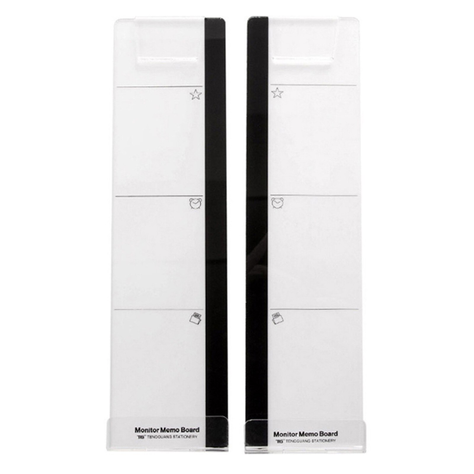 1/2pcs Computer Monitor Screen Post-it Holder For Sticky Notes Memo Board Pads Side Panel Sticky Reminder Holders Organizer: C
