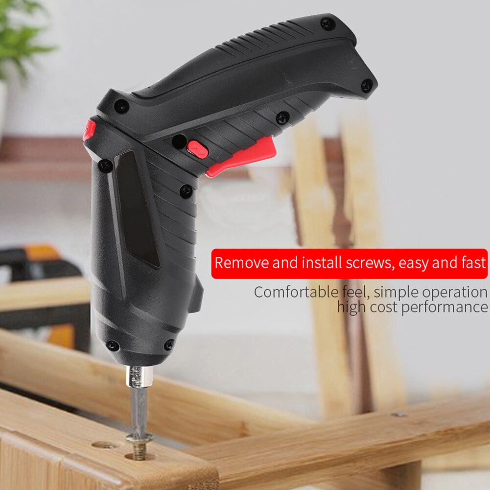 Elektrische Schroevendraaier Met Licht 3.6V Draagbare Accuschroevendraaier Oplaadbare Power Tools Met Bits