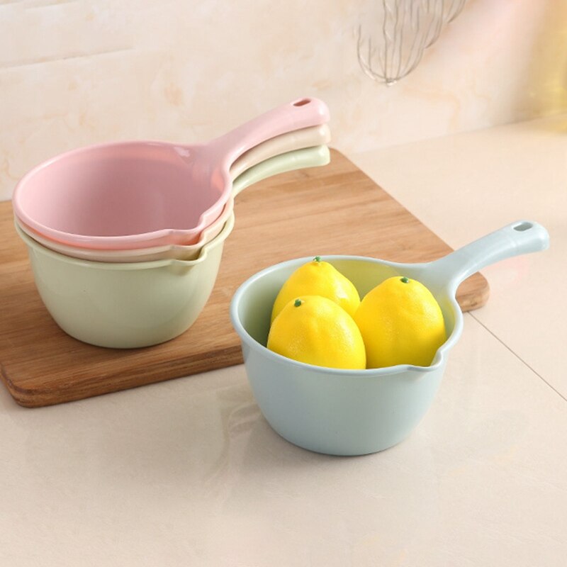 Cuillère à eau pour la maison cuisine salle de bains multifonctionnelle en plastique louche à eau longue poignée bain outils Bailer