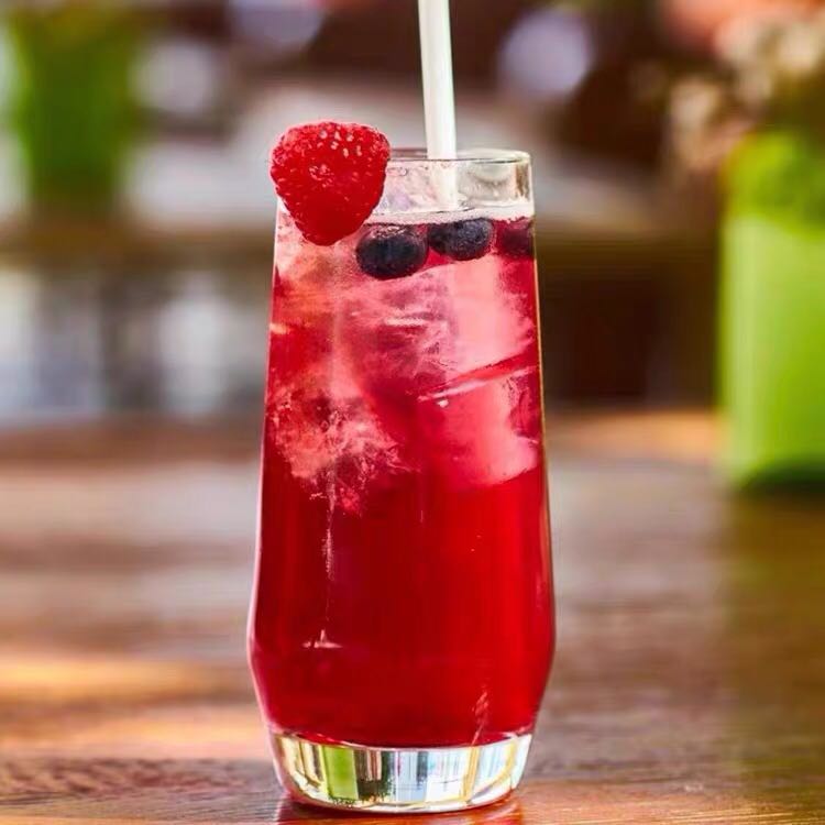 net red cafe glass high-value cold drink cup Nordi... – Vicedeal