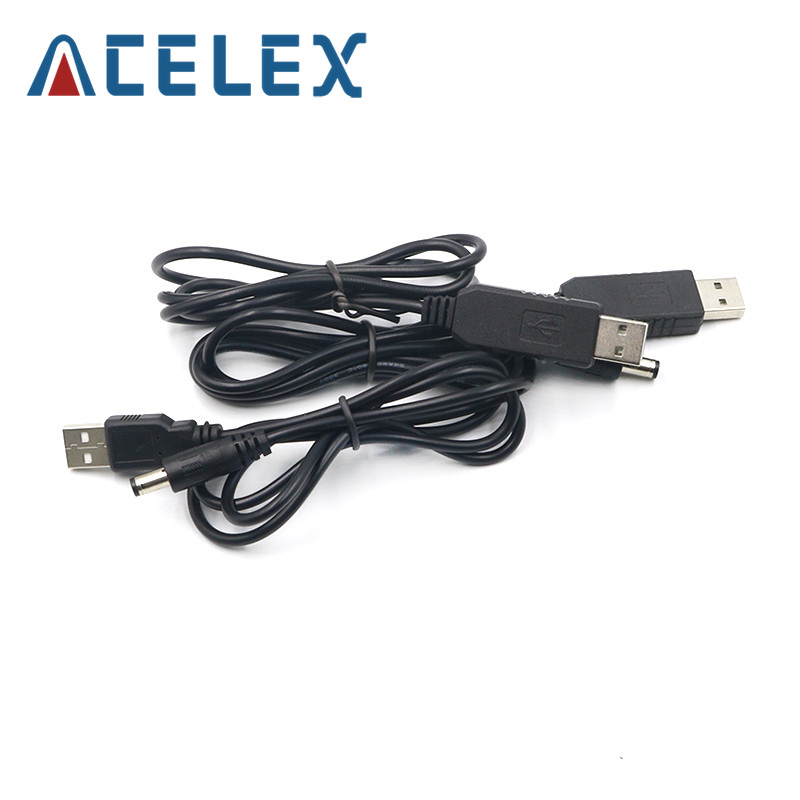 Usb Power Boost Line Dc 5v To Dc 9v / 12v Step Up Module Usb Converter Adapter Cable 2.1x5.5mm Plug