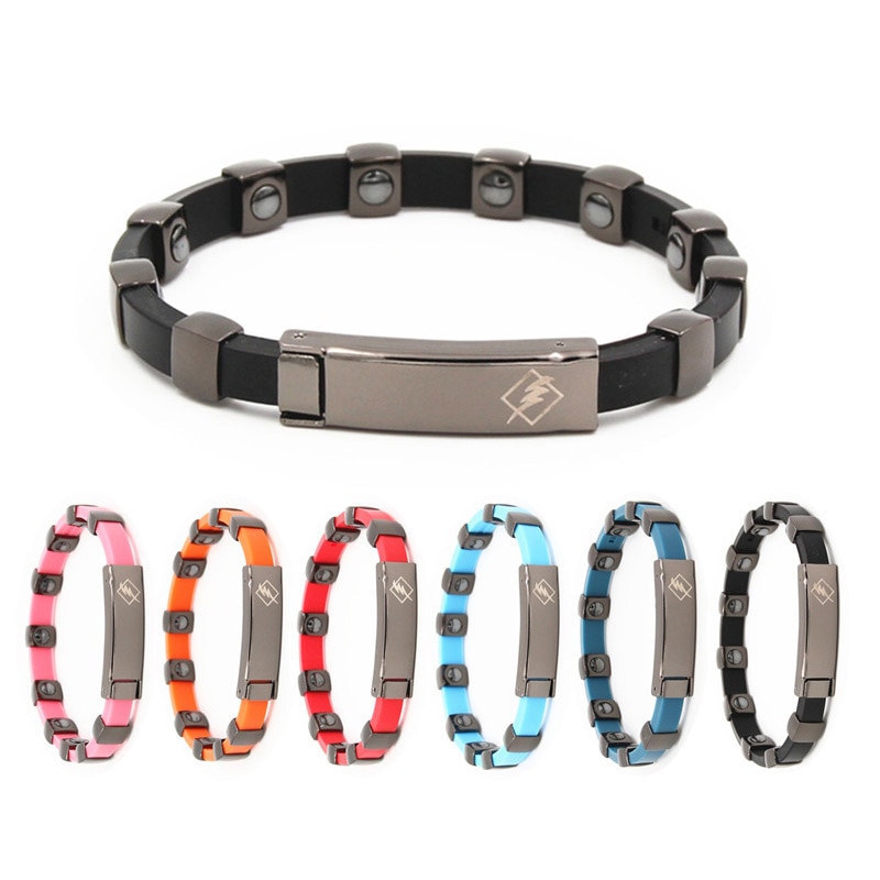 Anti Static Bracelet Negative ion Silicone Bracelet Remove The Body Static Waterproof Couples Wristband Safety Working Sport