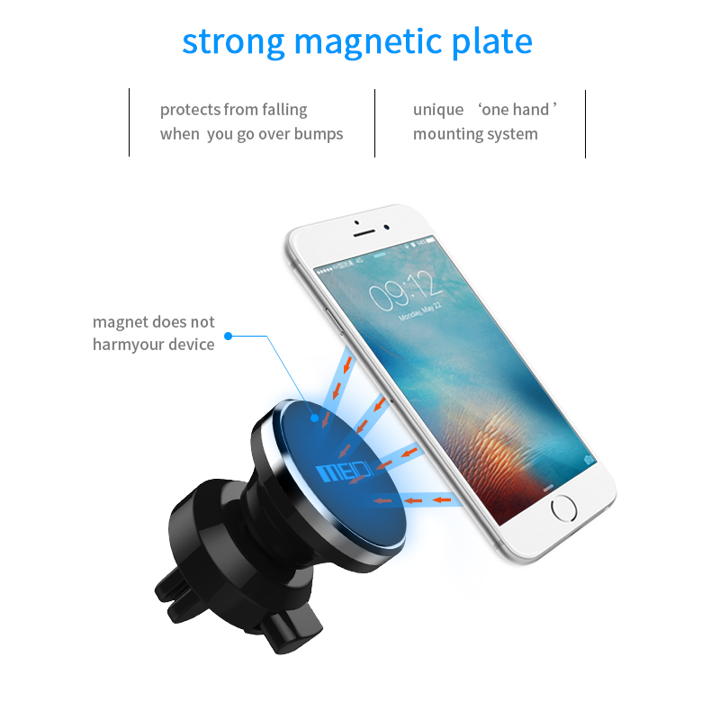 MEIDI-support voiture pour téléphone | Support d'air, support pour iPhone Xiaomi Samsung support de téléphone magnétique