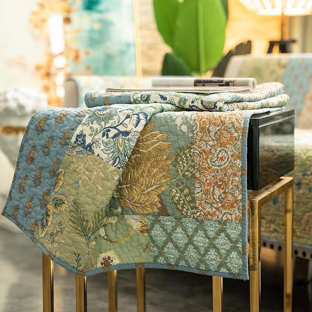 Universele Bank Kussen Kussen Prachtig Geborduurde Wasbare Stof Sofa Kussen Antislip Seat Cover