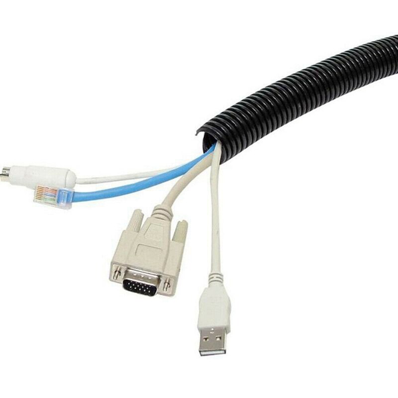 2X 30M Split Loom Wire Protective Tube Conduit Hose Cover Electrical Cable 1/4 Inch &amp; 3/8 Inch
