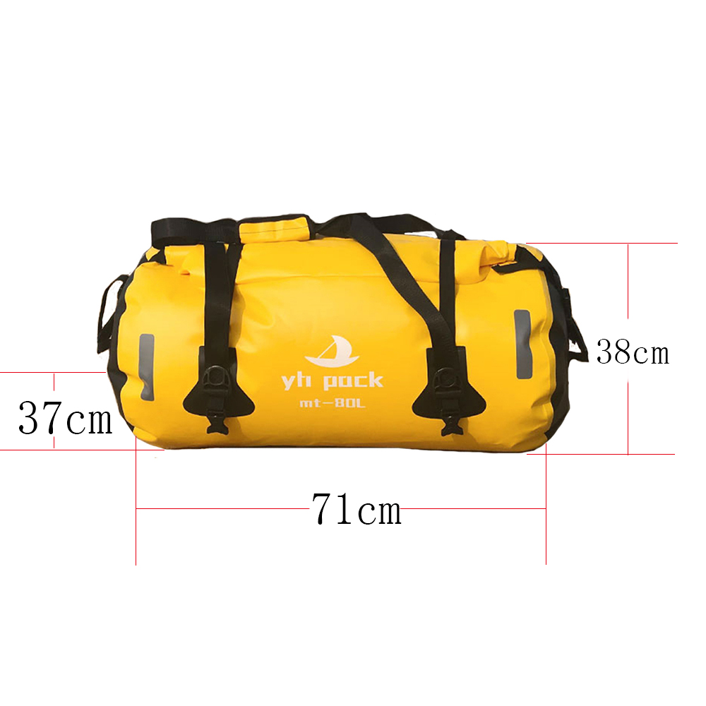 Motorcycle Travel Dry Bag Waterproof duffle Bag 40L/66L/80L /90L/Motorbike Moto Luggage Motorcycle Rear Seat Tail Bag