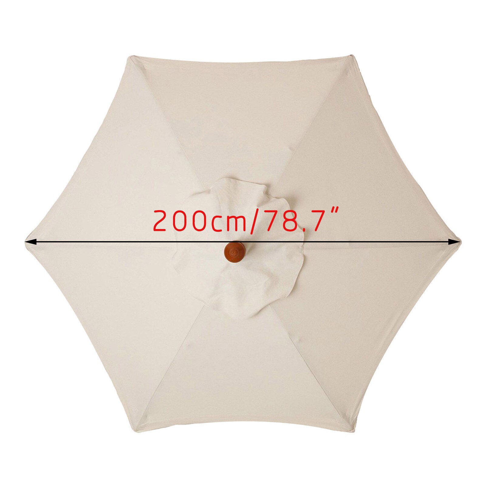 Outdoor Garden Big Umbrella Sunshade Outdoor Stall Beach Umbrella Sun Umbrella Replacement Cloth Подсвечники Для Свечей 40