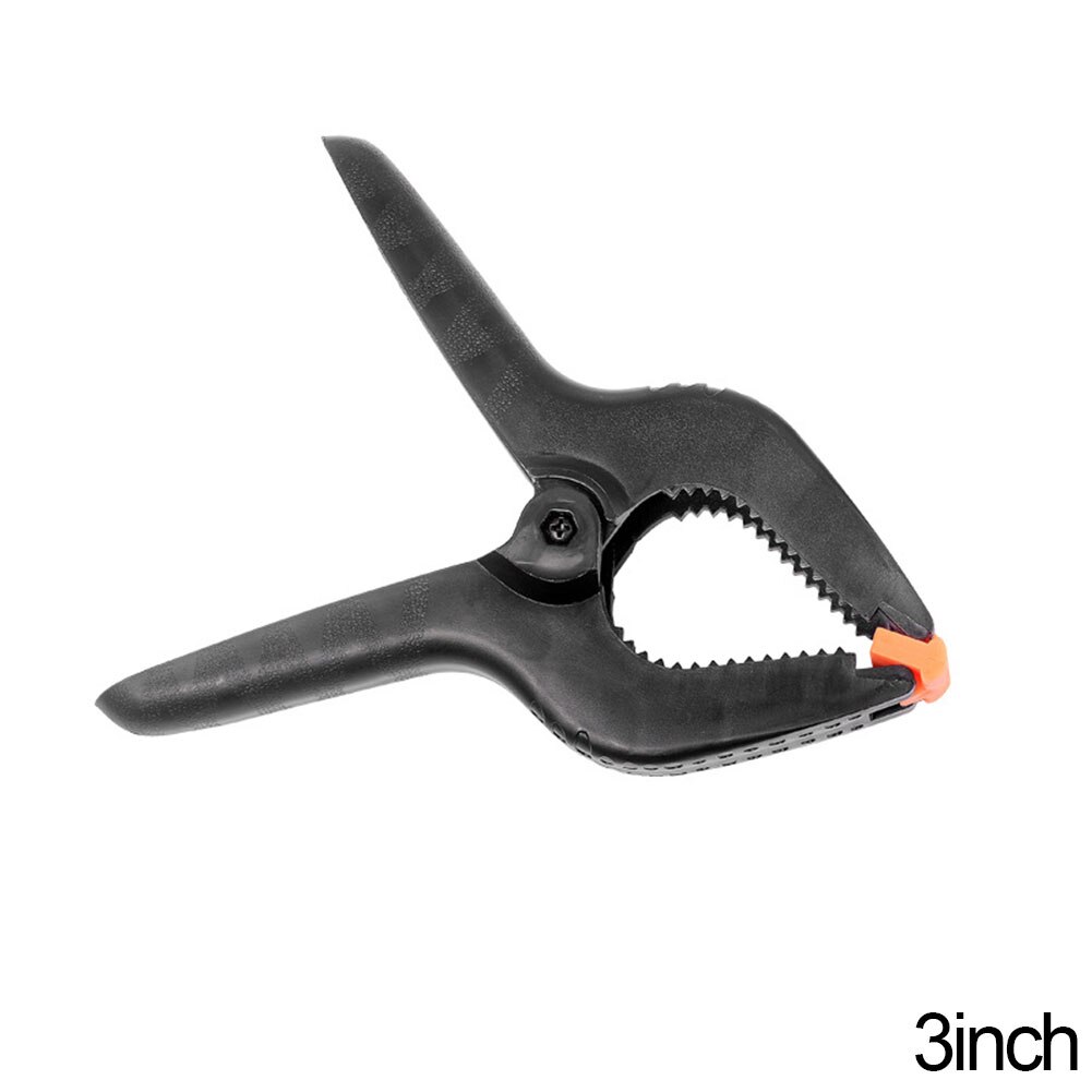 4PCs Adjustable Nylon Spring Clamps 2/3/4 Inch Multi-function Strong Fixed Clip for Photography Background Photo Studio Backdrop: 3inch