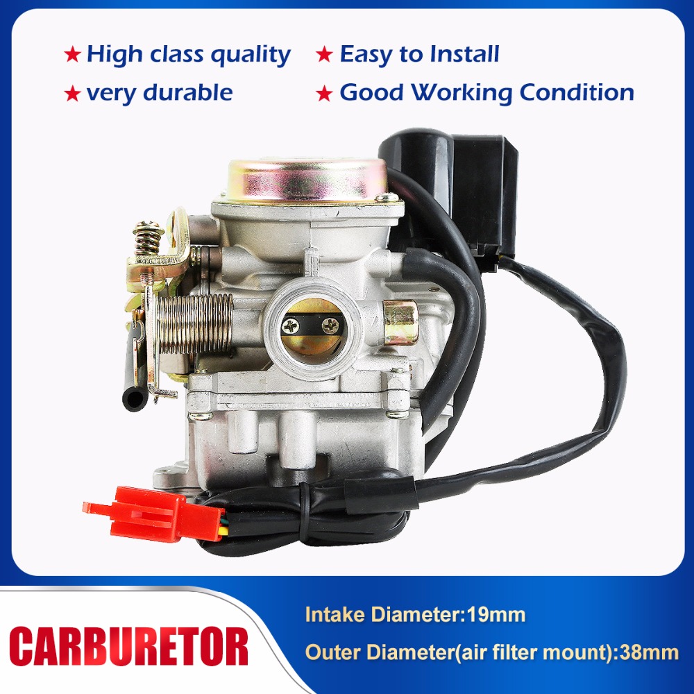 Motorfiets Scooter Carb Carburateur Voor 50cc Chinese GY6 139QMB Bromfiets 49cc 60cc SUNL BAJA