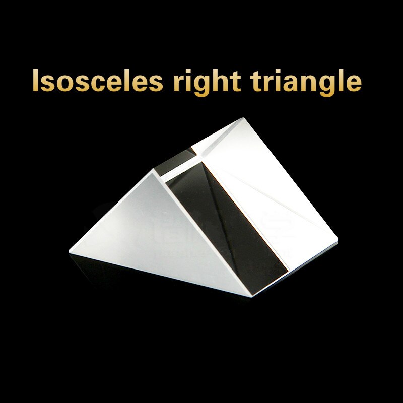 Isosceles Right Angle Prism Optical Glass High Precision K9 Material Factory Direct Sales