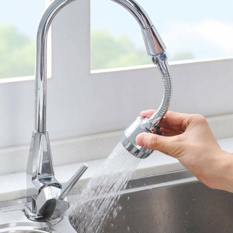 360 ° Keuken Tap Hoofd Waterbesparende Kraan Extender Sproeier Sink Spray Beluchter Hoofd Nozzle