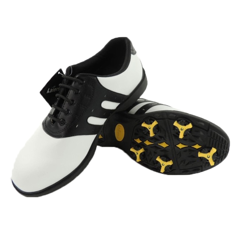 Buty golfowe męskie plus rozmiar 40-46, skórzane, oddychające, wodoodporne, robić aktywności, z kolcami robić paznokci, antypoślizgowe buty golfowe