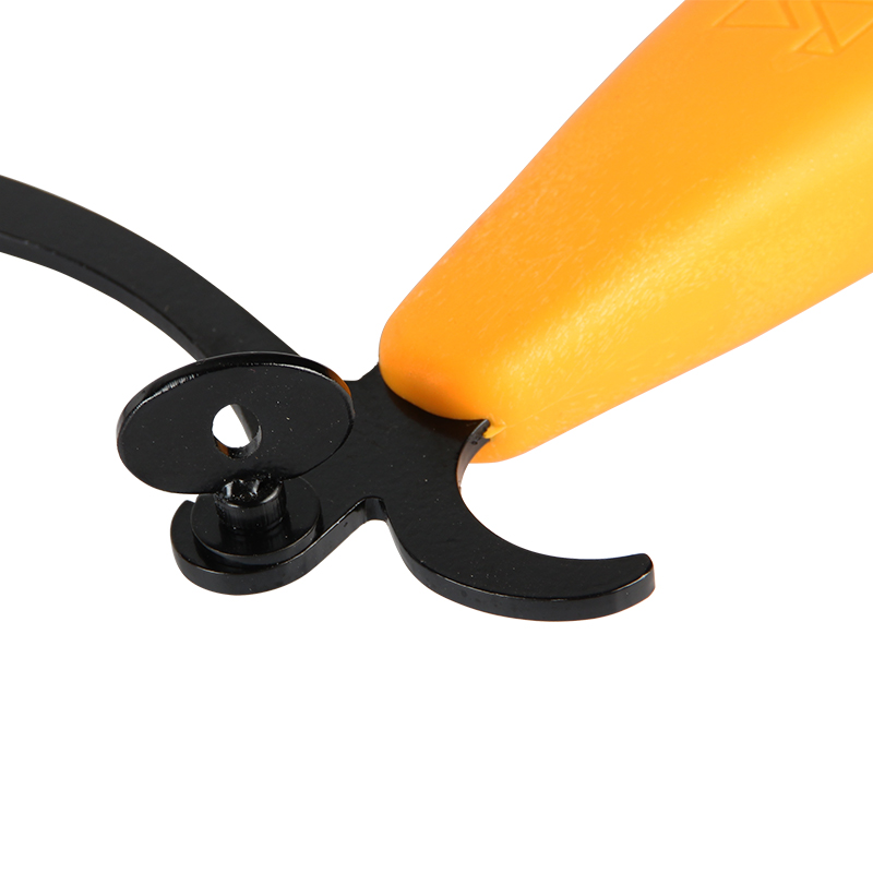 Juweliers maken doe-het-zelf handgereedschap sieraden zaagframe comfortabel geel rubberen handvat kleine stalen decoupeerzaag snijzaag boog