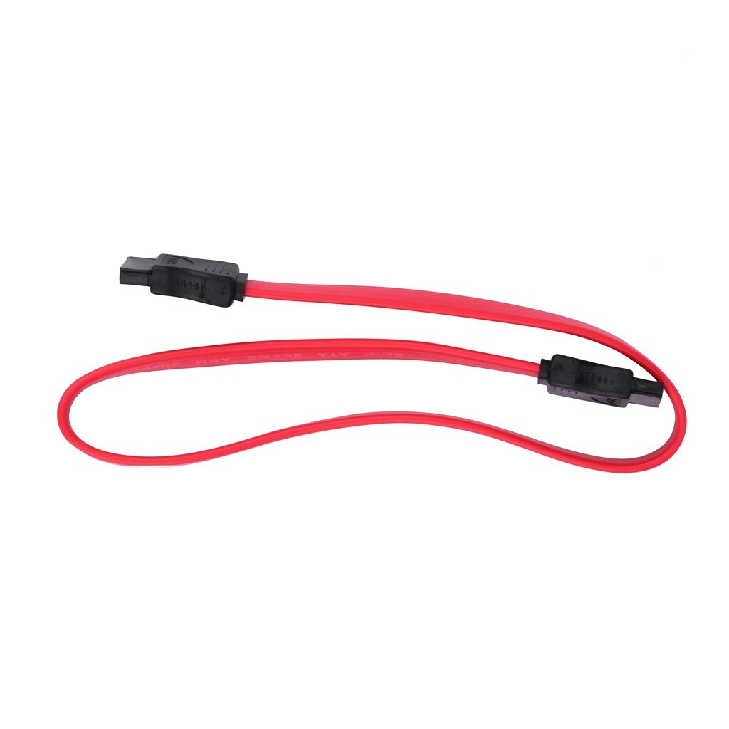 Computer Accessories SATA Cable 45cm Serial ATA SATA 2 Cable Lead Hard Drive Data Red SATA Cable For PC